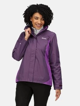 Regatta Daysha Waterproof Shell Jacket - Dark Purple, Dark Purple, Size 12, Women