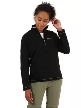 Craghoppers Miska Half Zip Fleece Top - Black, Size 20, Women