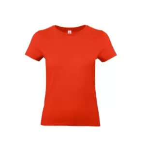 B&C Womens/Ladies #E190 Tee (2XL) (Fire Red)