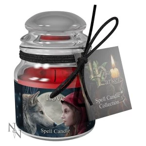 Rose Pack Of 6 Love Spell Scented Candle 300g