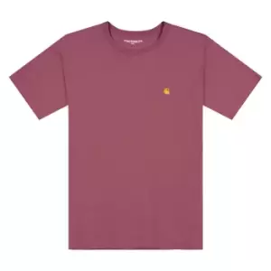 carhartt WIP Chase T-Shirt, Punch / Gold