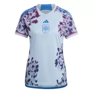 adidas Spain Away Shirt 2022/2023 Womens - Blue