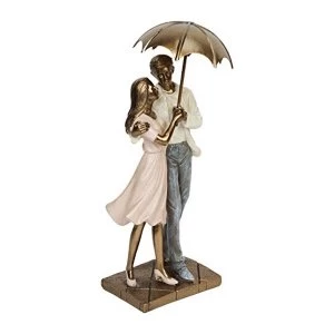 Rainy Day Collection Resin Figurine - Couple Standing 24.5cm