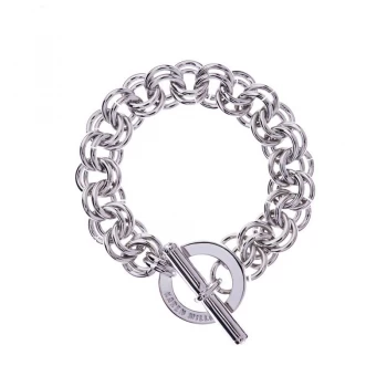 Ladies Karen Millen Encrusted Bar & Hoop Bracelet