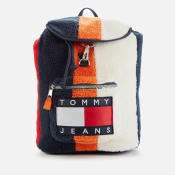 Tommy Jeans Mens Heritage Colourblock Backpack - Multi