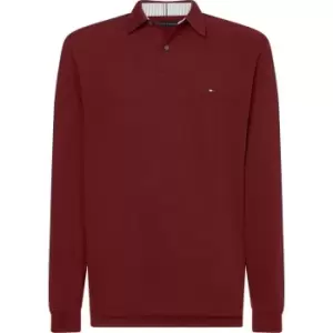 Tommy Hilfiger 1985 Long Sleeve Polo - Red