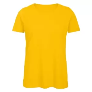 B&C Womens/Ladies Favourite Organic Cotton Crew T-Shirt (XL) (Gold)