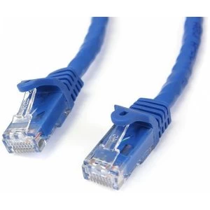 StarTech 1m Cat6 Snagless UTP RJ 45RJ 45 Gigabit Network Patch Cable Blue