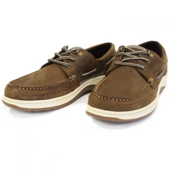 Gul Falmouth Leather Deckshoe - TAN