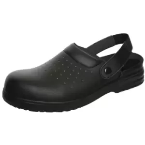 Dennys Safeway Safety Sandals (37) (Black) - Black