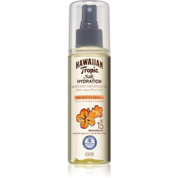 Hawaiian Tropic Silk Hydration Sun Oil for Face and Body SPF 15 100ml