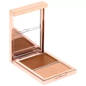 PATRICK TA Major Skin Creme Foundation and Finishing Powder Duo 21g (Various Shades) - Tan 1