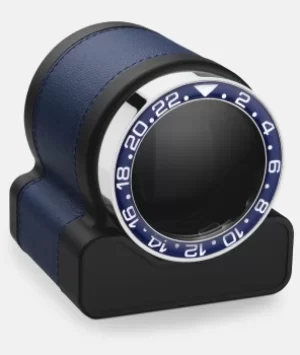 Scatola del Tempo Watch Winder Rotor One Blue Blue Bezel