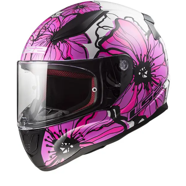 LS2 FF353 Rapid II Poppies Pink 06 Full Face Helmet Size S