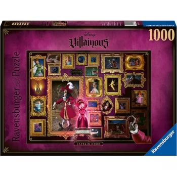 Ravensburger Disney Villainous Captain Hook Jigsaw Puzzle - 1000 Pieces