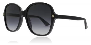 Gucci GG0092S Sunglasses Black 001 55mm