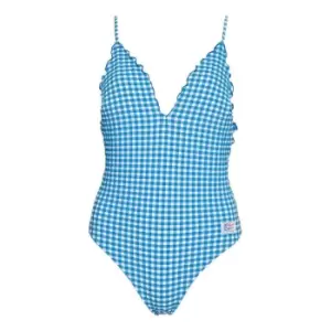 Tommy Bodywear Plunge One Piece - Blue