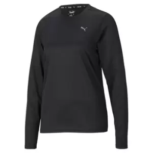 Puma Long Sleeve Running Top - Black