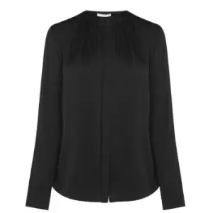 Boss Banora Silk Blouse - Black