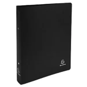 Exacompta Ring Binder Opaque 54691E Polypropylene A4 30 mm 2 ring Black Pack of 15