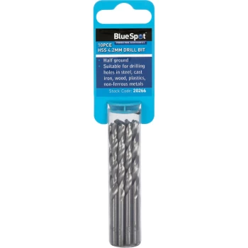 Bluespot - 20266 10 Piece 4.2mm HSS Drill Set