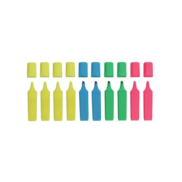 WB Hi-Glo Highlighter Chisel Tip Assorted (Pack of 10) 8440PK10 8440PK10