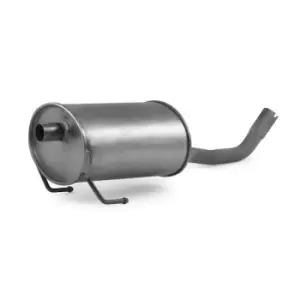 ASMET Rear silencer 16.059 End silencer,Rear exhaust silencer FORD,FIAT,KA (RU8),PANDA (169),500 (312),500 C (312)