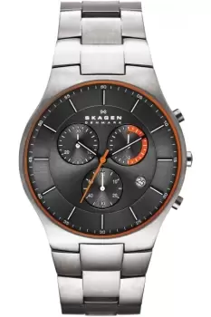 Mens Skagen Balder Titanium Chronograph Watch SKW6076