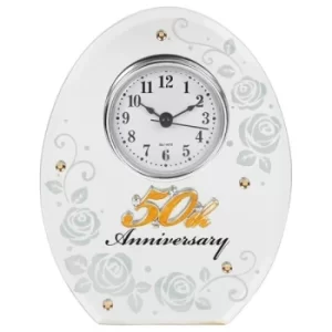 Mirror Anniversary Clock 50th