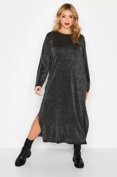 Glitter Longline Dress