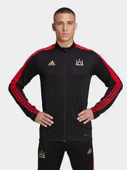 adidas Salah Track Top, Black, Size S, Men