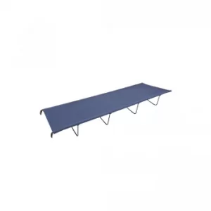 Blue Folding Camping Bed with 4 Legs