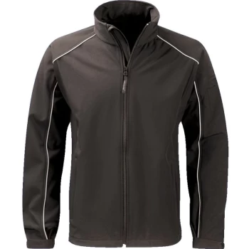 SSJM260 Mens Medium Black Soft Shell Jacket - Sitesafe