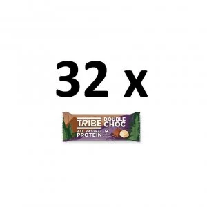 32 x Tribe Double Choc All Natural Protein Bar 50g FULL CASE BBE 31/12/20 CHEAP