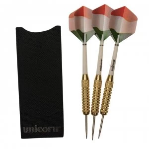 Unicorn Ireland Steel Darts - Tricololur