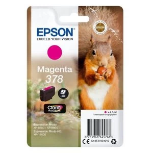 Epson Squirrel 378 Magenta Ink Cartridge