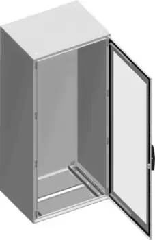 Schneider Electric Spacial SM Sheet Steel, Single Door Floor Standing Enclosure, 2000 x 800 x 500mm, IP55