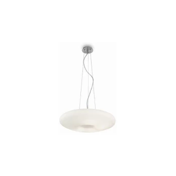 Ideal Lux Lighting - Ideal Lux Glory - 5 Light Large Ceiling Pendant White, E27