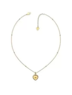 Guess Fine Heart Necklace Ladies