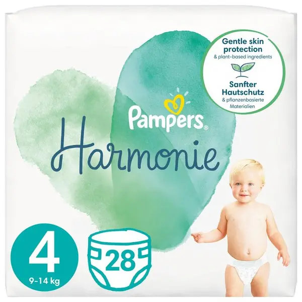 Pampers Harmonie Size 4 28 Nappies