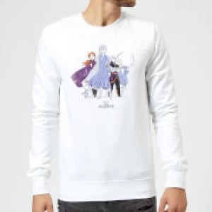 Frozen 2 Group Shot Sweatshirt - White - XL