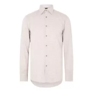 Boss Hank Long Sleeve Shirt - Beige