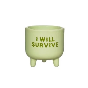 Sass & Belle I Will Survive Mini Planter