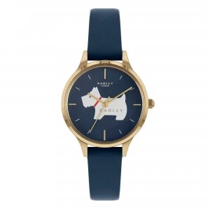 Radley Meridan Place Blue Leather Watch