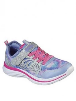 Skechers Girls Quick Kicks Trainers - Purple/Blue, Purple/Blue, Size 13 Younger