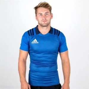 adidas Rugby Replica Shirt Mens - Blue