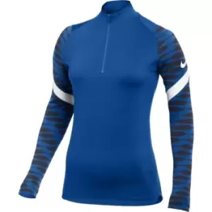 Nike Dri-FIT Strike 1/4-Zip Soccer Drill Top Ladies - Blue