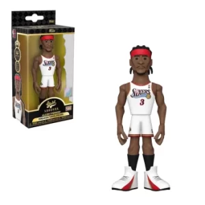 NBA Legends Philadelphia 76ers Allen Iverson Vinyl Gold