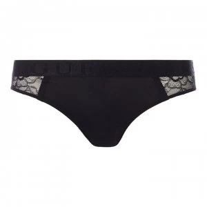 Guess Guess Wide Logo Band Bikini Briefs - Black