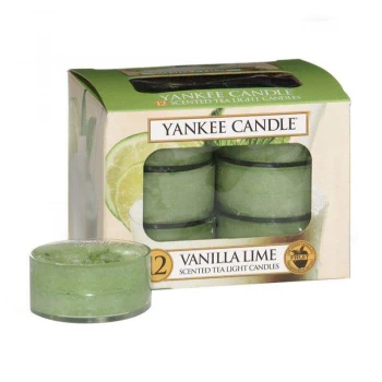 Yankee Candle Vanilla Lime Tea Lights Scented Candle 30g